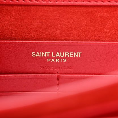 Saint Laurent Smooth Calfskin Zoe Chain Bag Eros Red 7 of 13