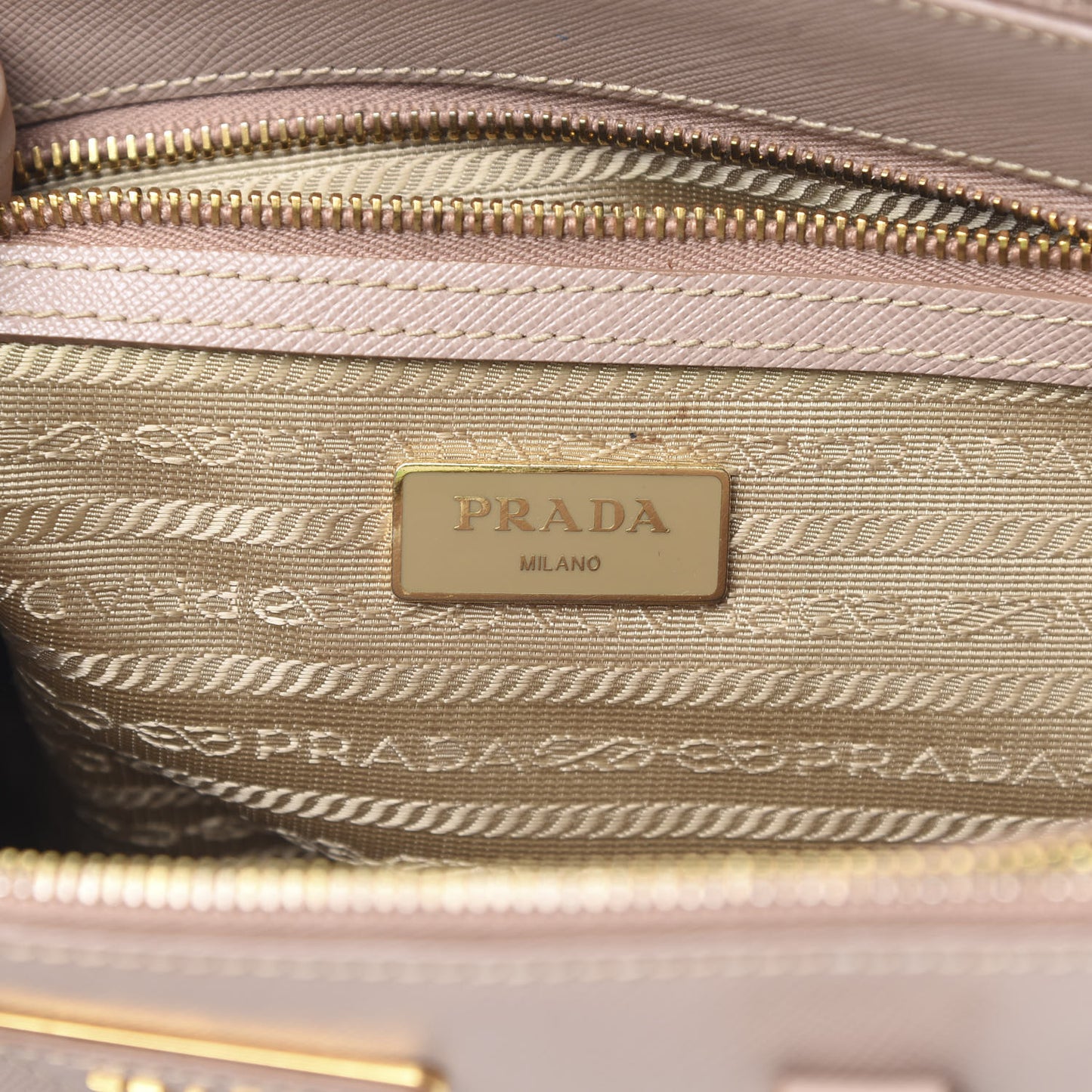 Saffiano Small Galleria Double Zip Tote Cammeo