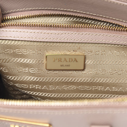 Prada Saffiano Small Galleria Double Zip Tote Cammeo 9 of 19