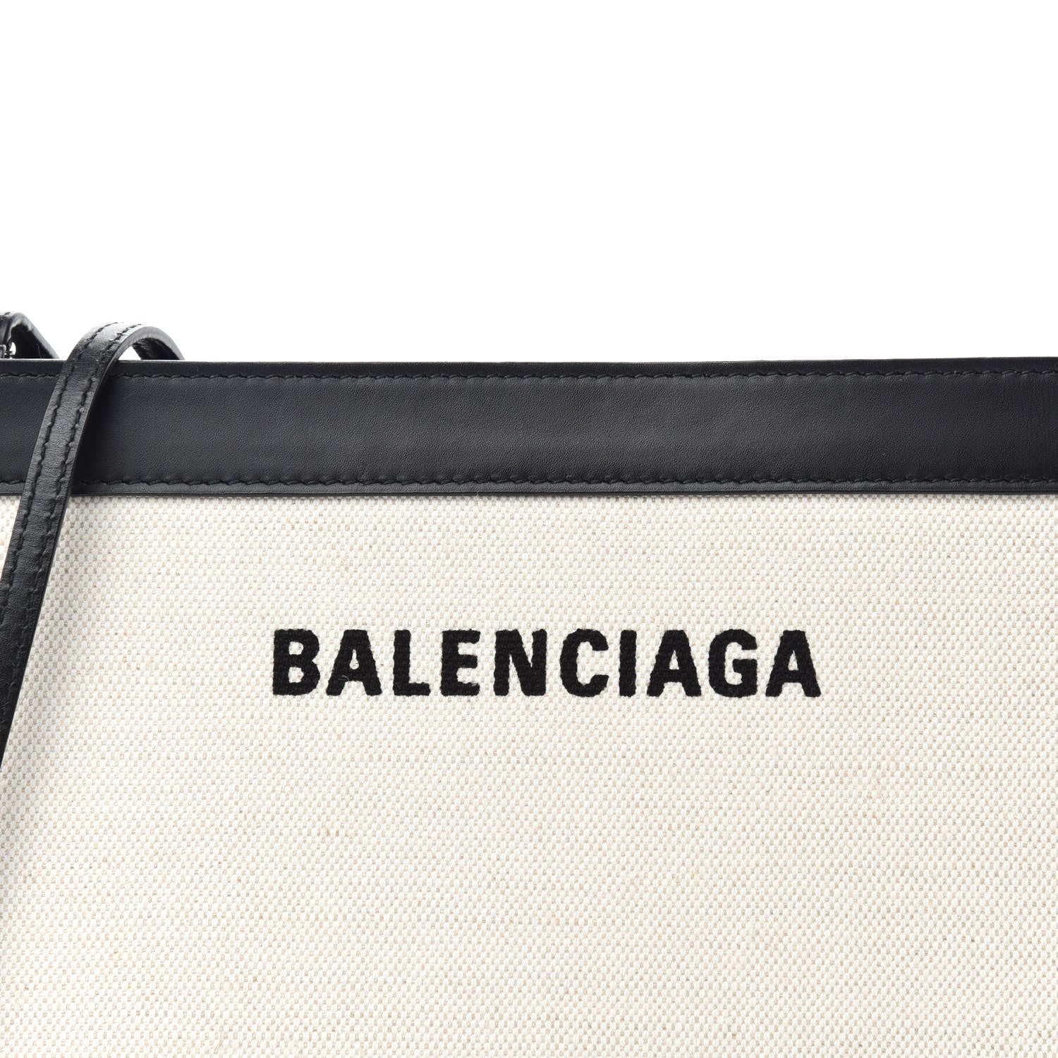 Balenciaga Cotton Canvas Pochette Crossbody Bag Black 10 of 10