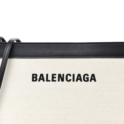 Balenciaga Cotton Canvas Pochette Crossbody Bag Black 10 of 10