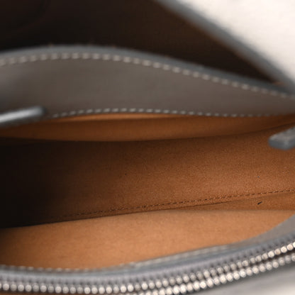 MCM Grained Calfskin Small Milla Tote Arch Grey 5 of 9