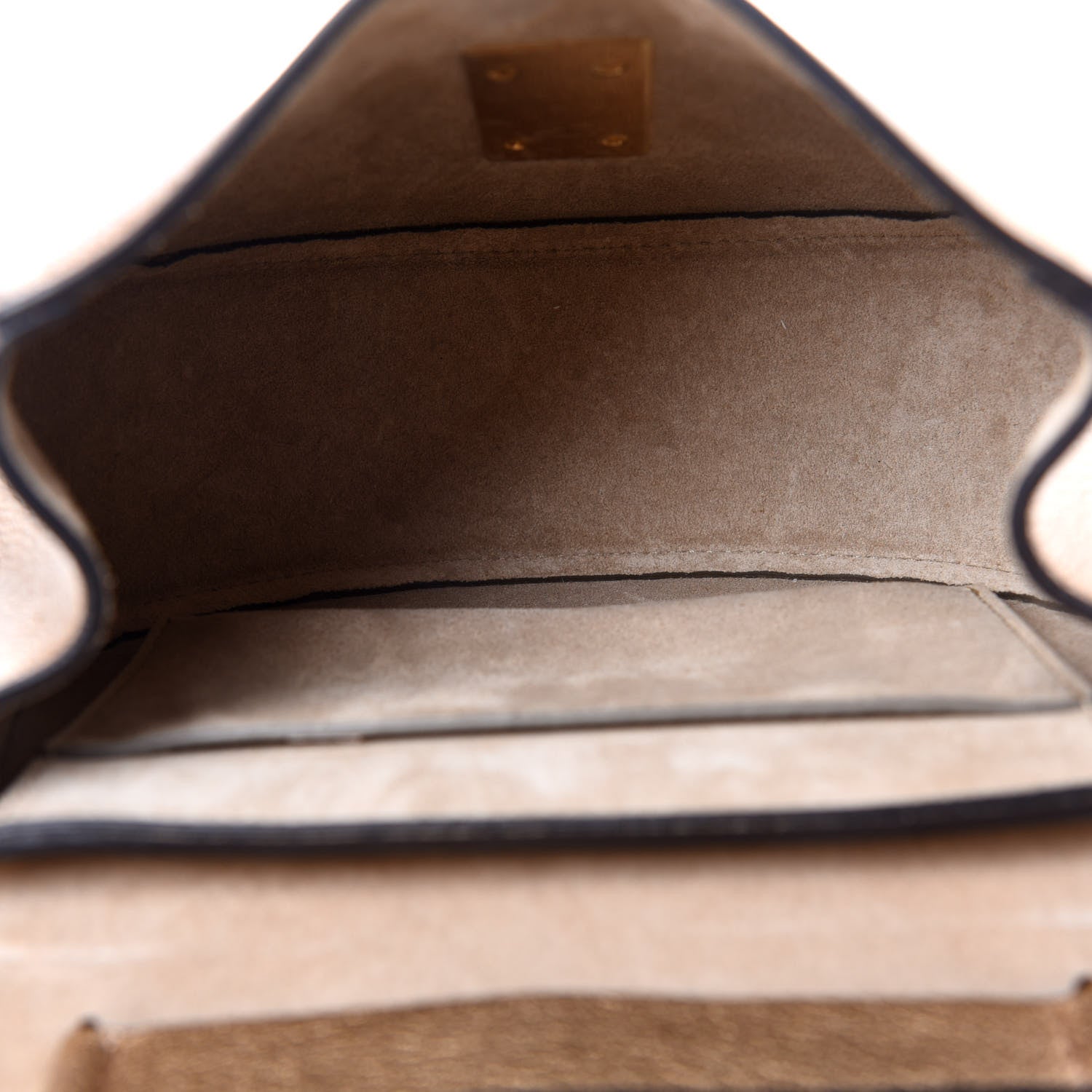 Chloe Metallic Goatskin Mini Drew Shoulder Bag Gold 5 of 9