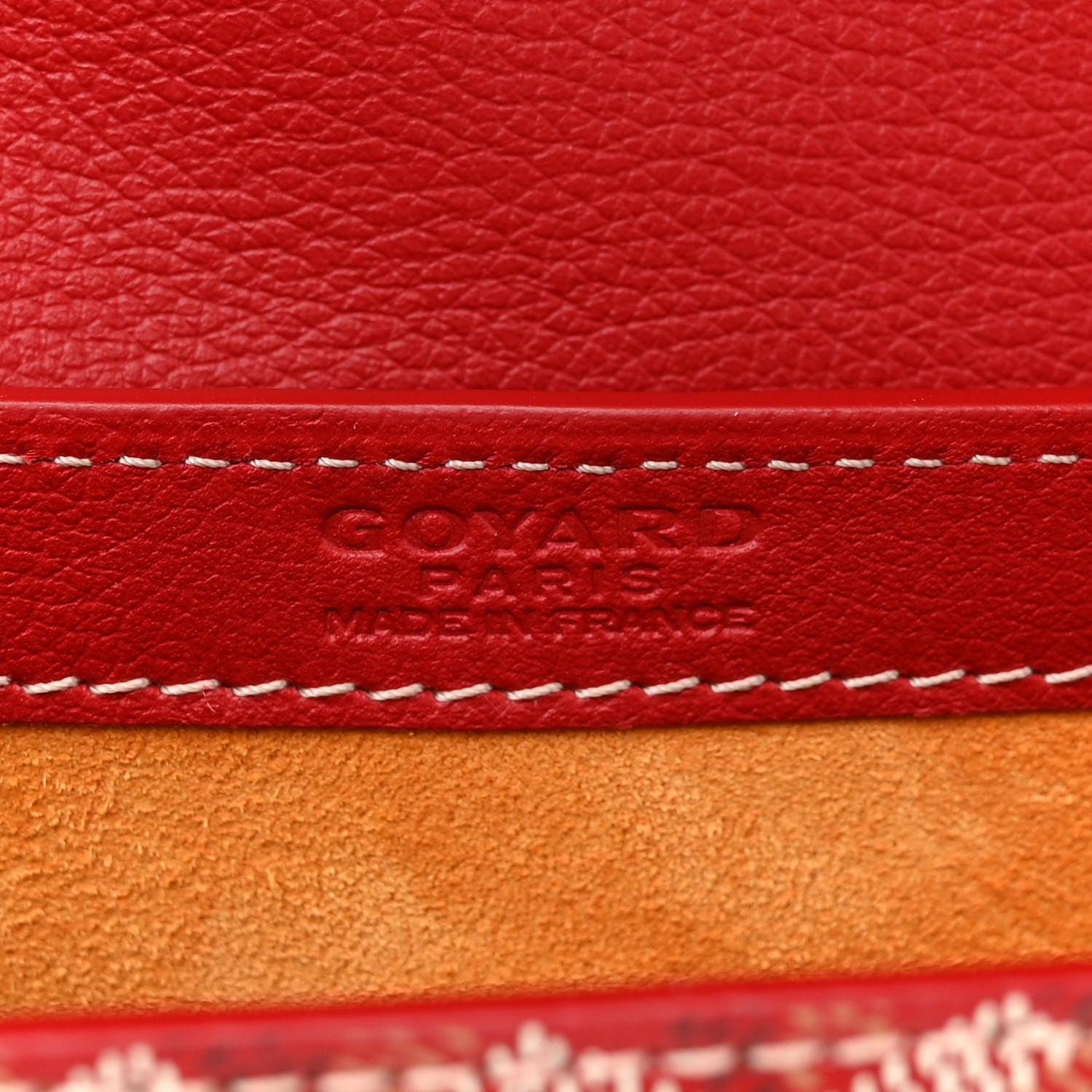 Goyard Goyardine 233 PM Shoulder Bag Red 6 of 10
