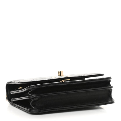 Chanel Lambskin Quilted Mini Trendy CC Wallet On Chain WOC Black 4 of 9