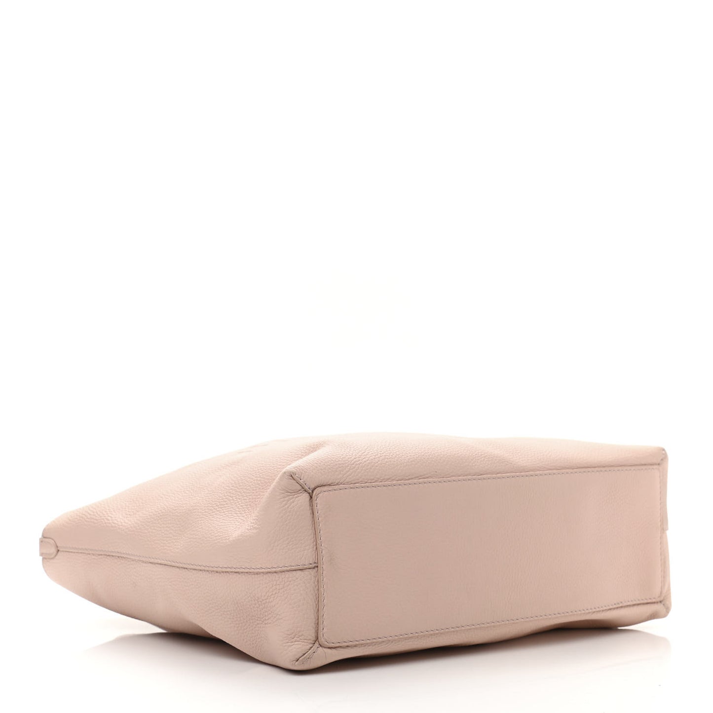 Grainy Calfskin Remington Tote Pale Ash Rose