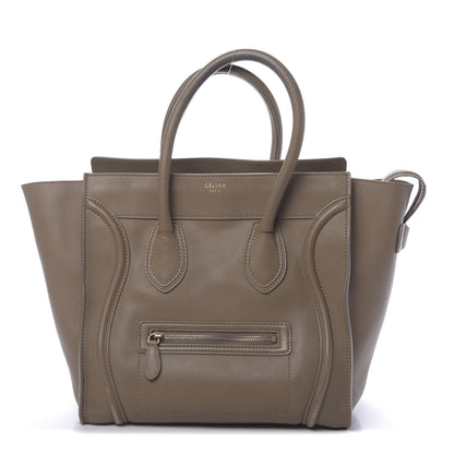 Celine Smooth Calfskin Mini Luggage Souris 1 of 28