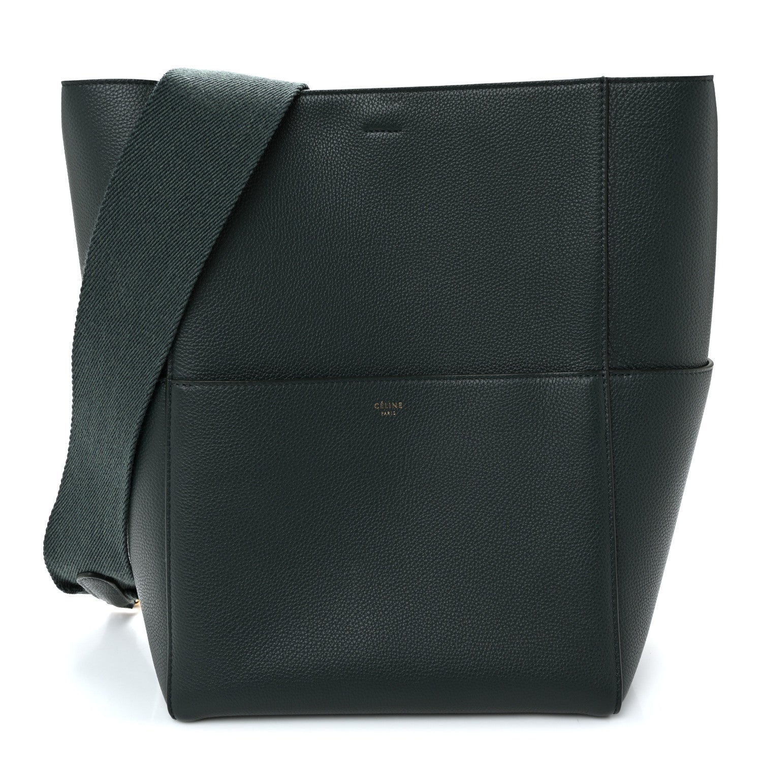 Celine Soft Grained Calfskin Sangle Bucket Bag Amazone 1 of 9