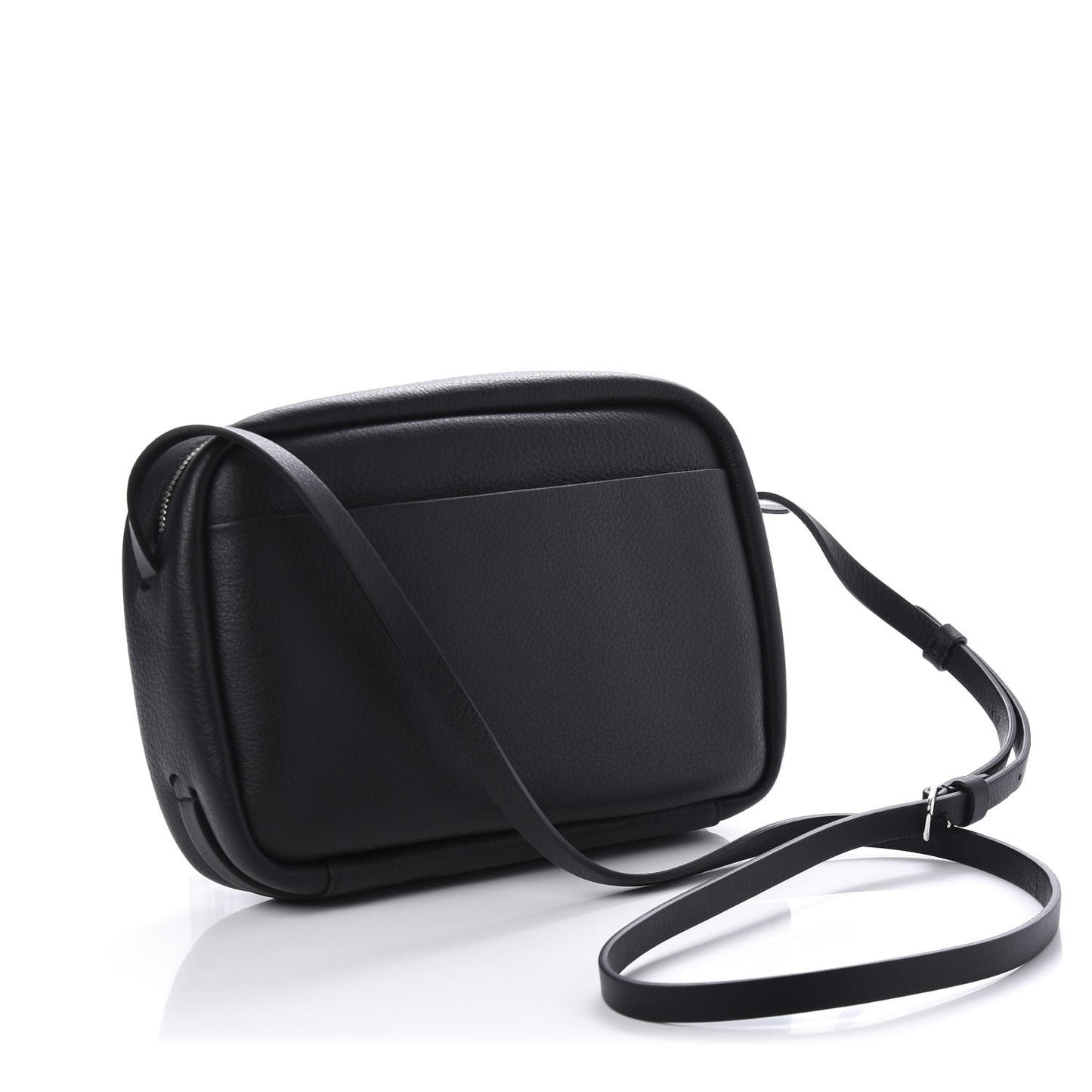 Calfskin Logo S Everyday Camera Bag Black