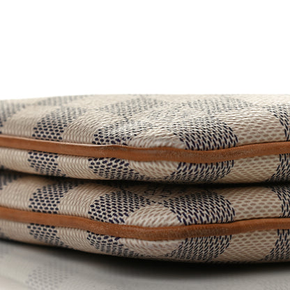 Louis Vuitton Damier Azur Double Zip Pochette 8 of 10