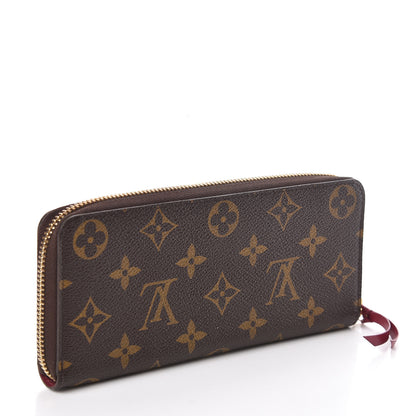 Louis Vuitton Monogram Clemence Wallet Fuchsia 3 of 6
