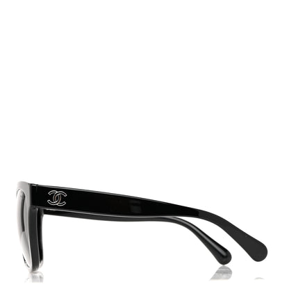 Chanel Acetate Square CC Sunglasses 5380 Black 3 of 8