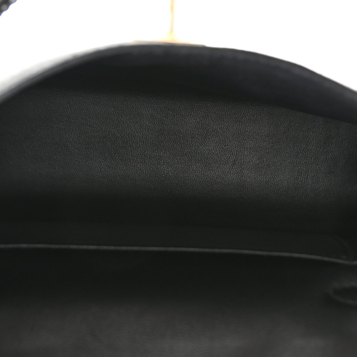Chevre Mysore Horseshoe Mini Kelly Sellier 20 Black