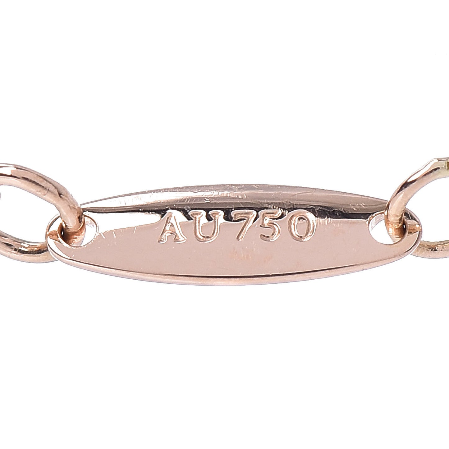 18K Rose Gold Diamond .08ct Elsa Peretti Diamonds by the Yard Bracelet