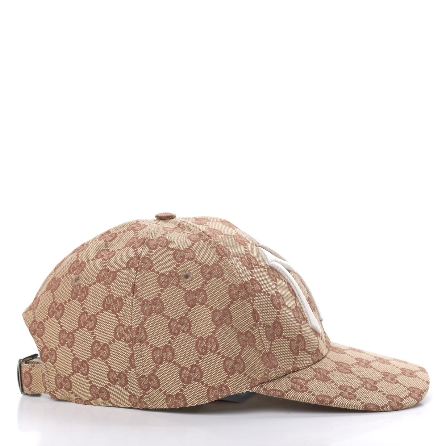 X MLB Monogram NY Yankees Baseball Hat 57-61 Beige Ruggine