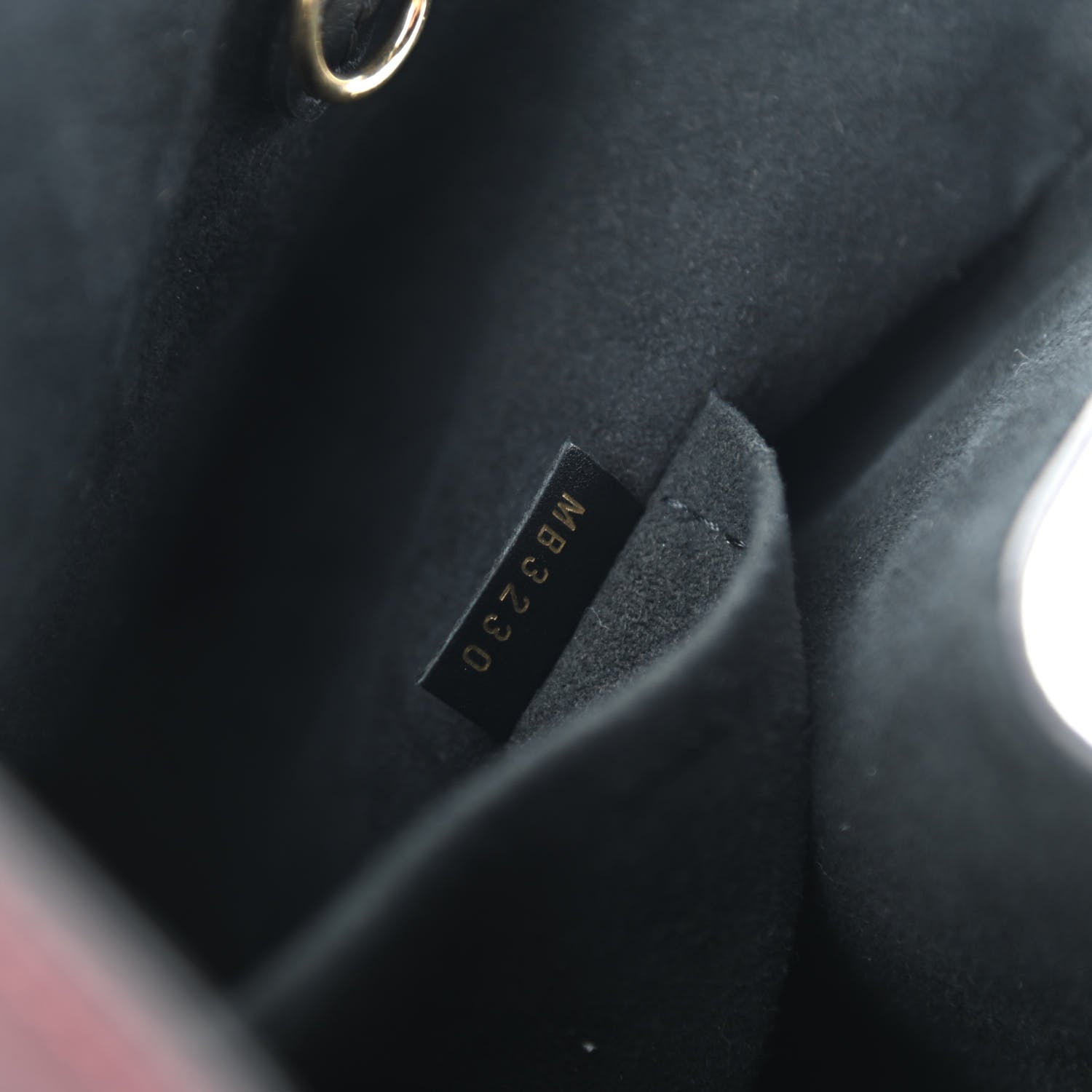 Louis Vuitton Calfskin Monogram Fold Tote MM Black Wine Cream 7 of 10
