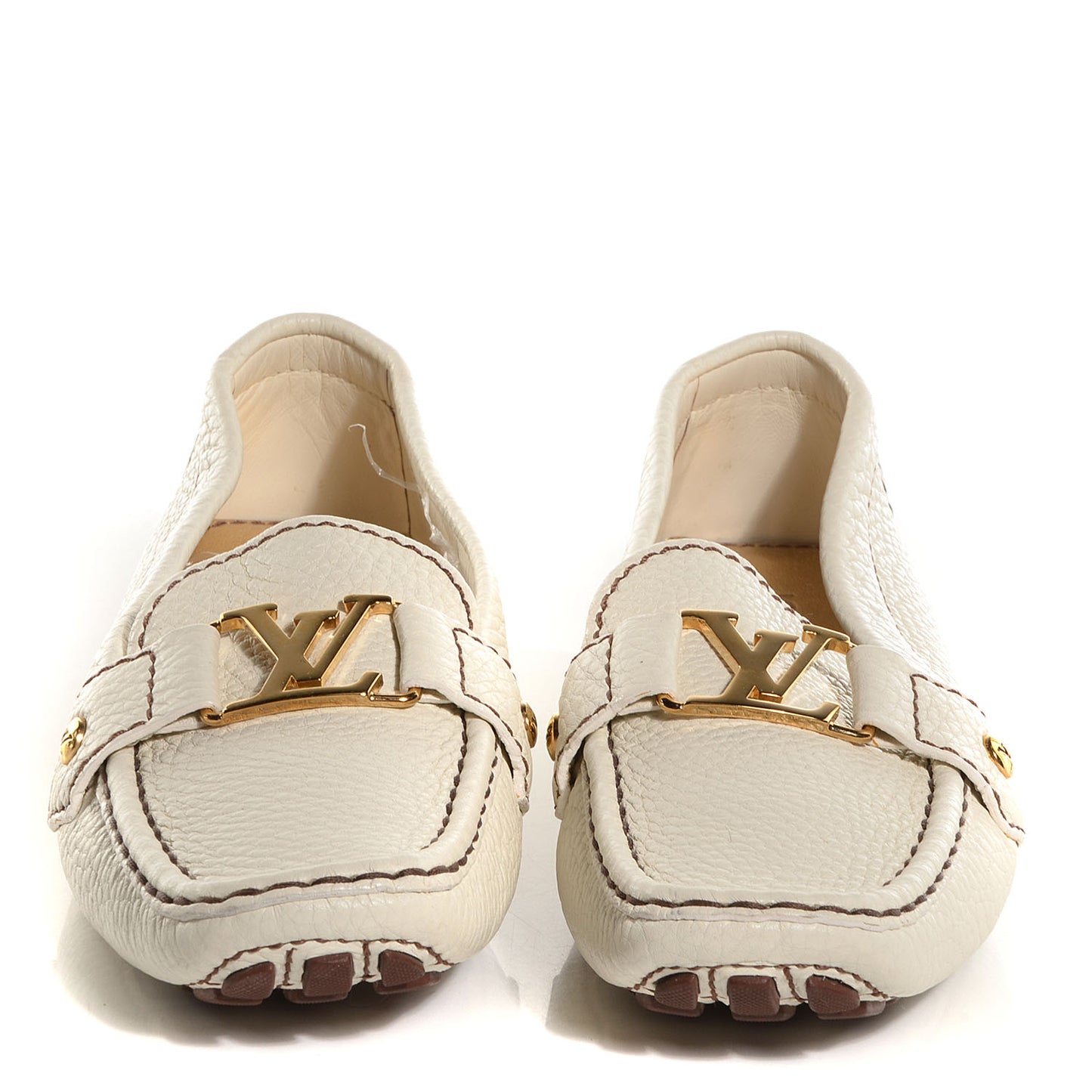 Leather Monte Carlo Loafers 37.5 Ivory