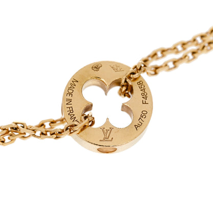 Louis Vuitton 18K Yellow Gold Empreinte Chain Bracelet 3 of 5
