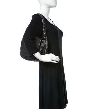 Chanel Caviar Half Moon Large Flap Black 2 of 10