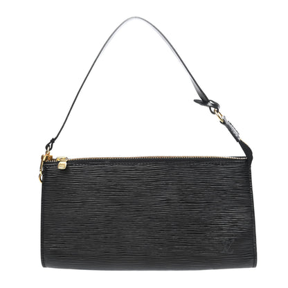Louis Vuitton Epi Pochette Accessories 24 Black 1 of 4