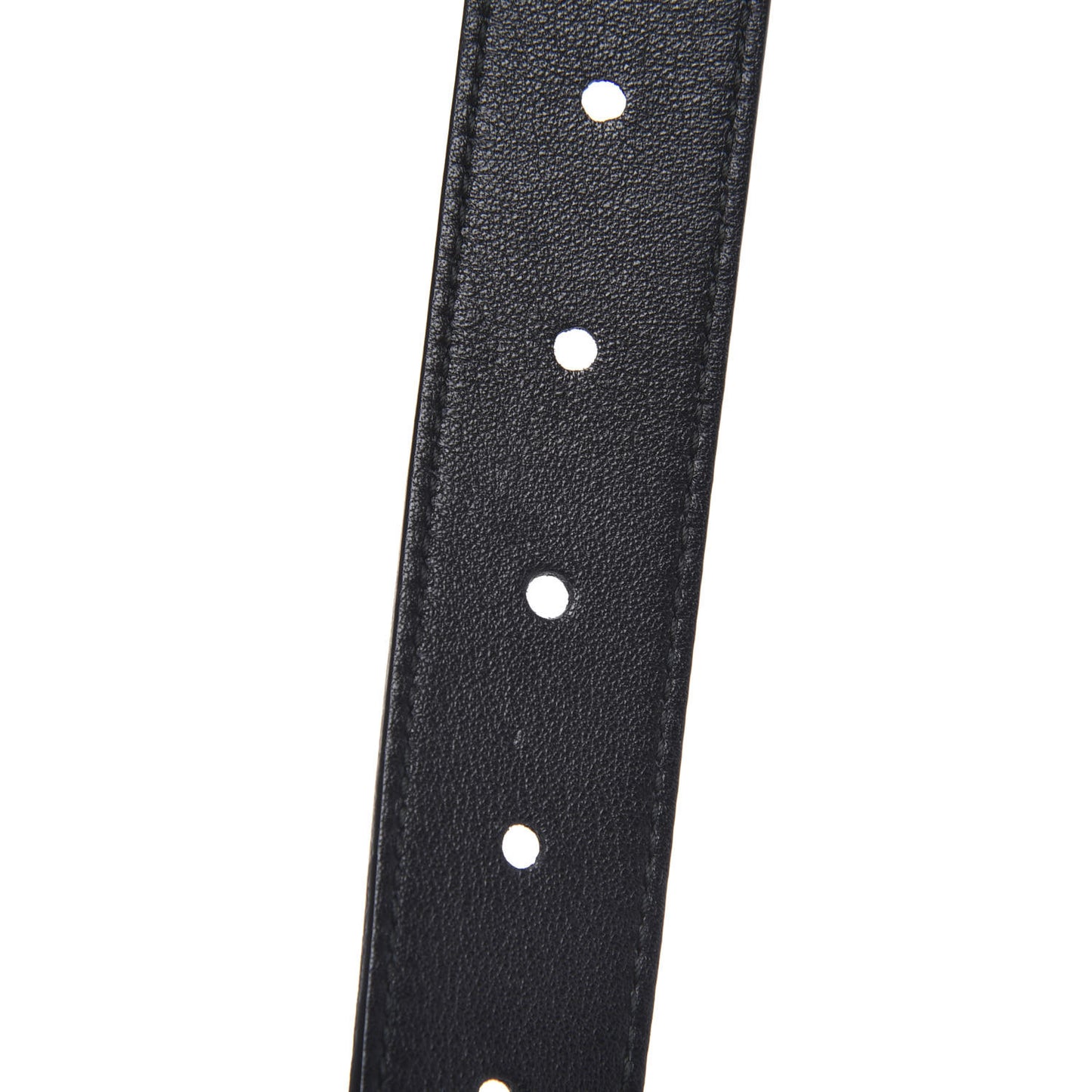 Calfskin Studded Web Belt 95 38 Black
