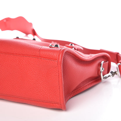 Balenciaga Vibrato Calfskin Classic Silver Hardware S City Rouge Cerise 9 of 13