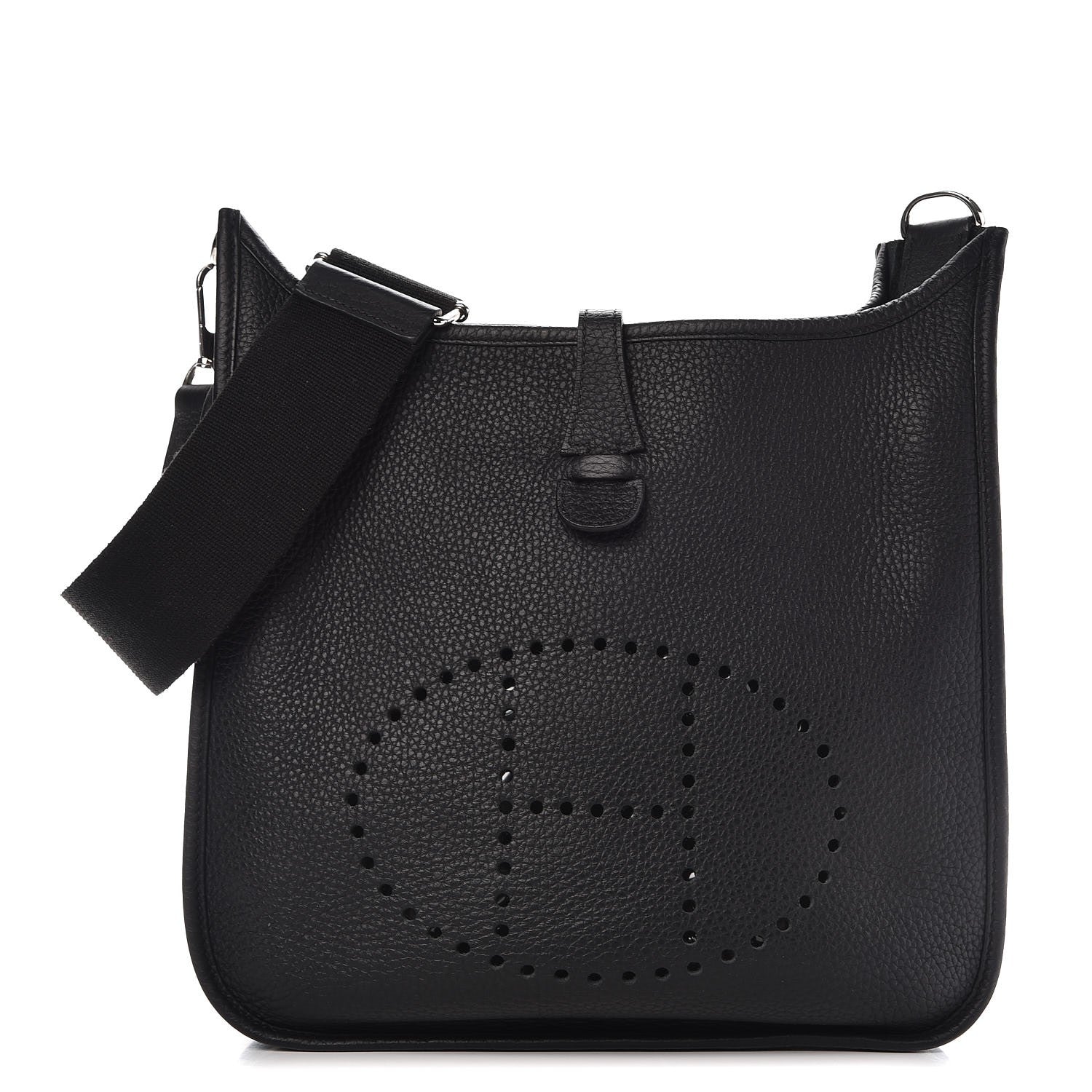 Hermes Taurillon Clemence Evelyne III PM Black 1 of 10