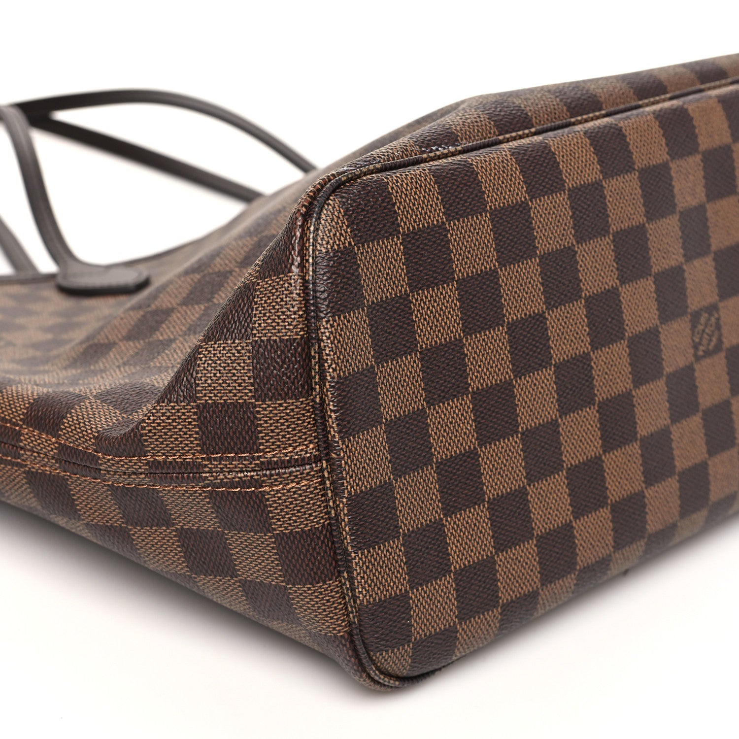 Louis Vuitton Damier Ebene Neo Neverfull MM Rose Ballerine 9 of 10