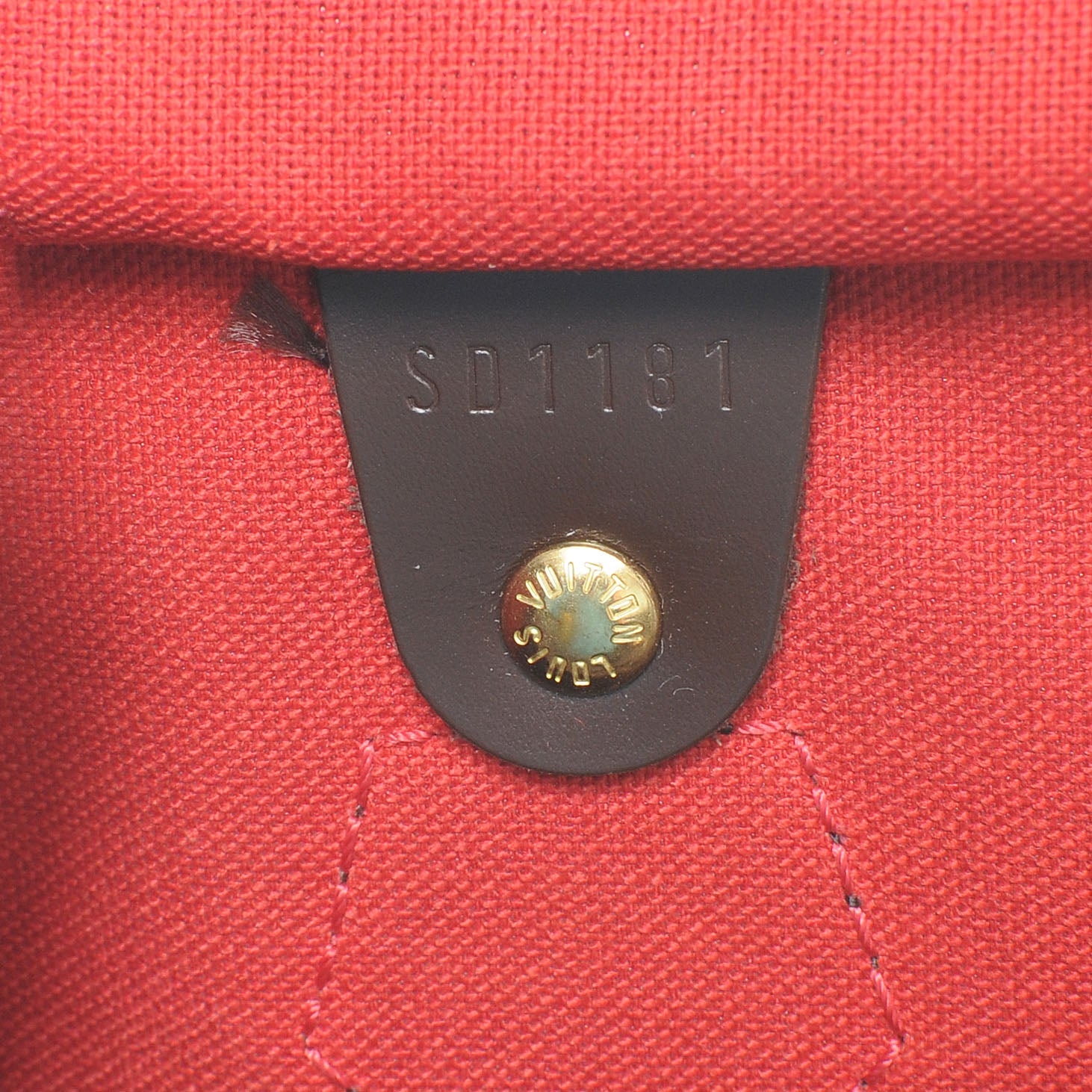 Louis Vuitton Damier Ebene Speedy 35 6 of 6