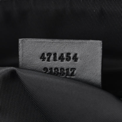 Gucci GG Supreme Monogram Web Messenger Bag Black 7 of 11