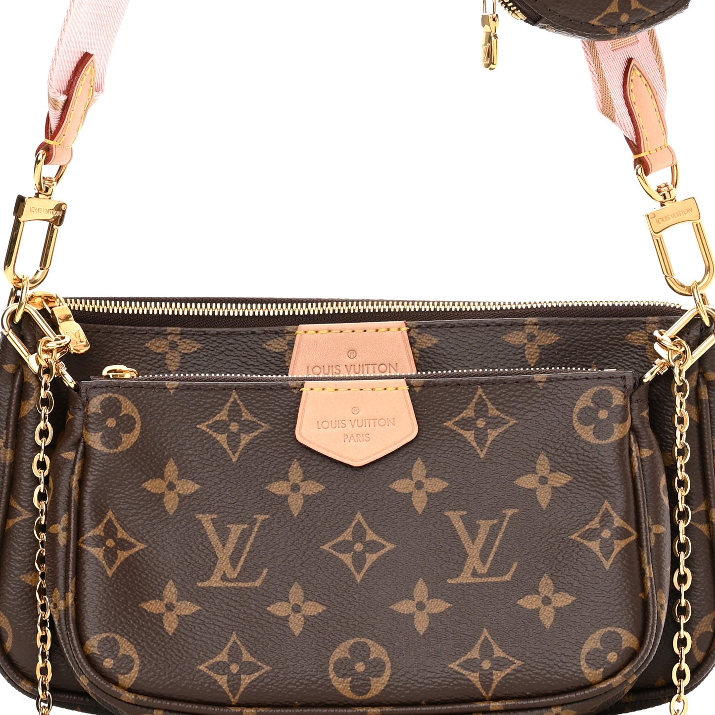 Monogram Multi Pochette Accessories Rose Clair