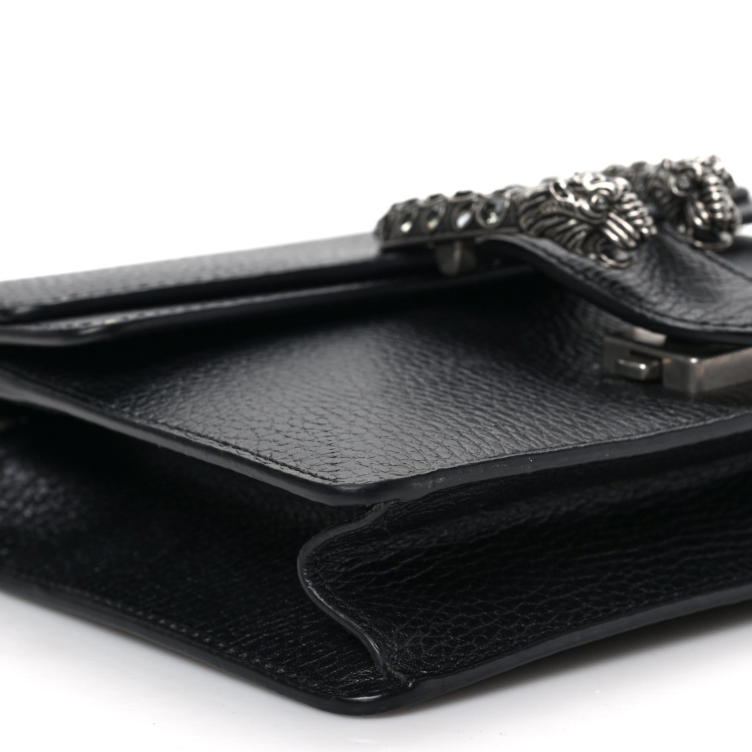 Gucci Calfskin Mini Dionysus Shoulder Bag Black 8 of 10