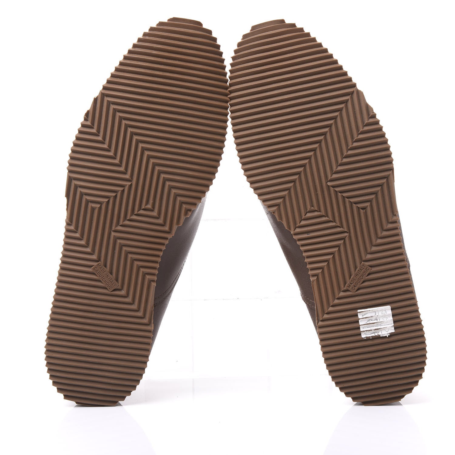 Hermes Leather Mens Driver Loafers 42.5 Brown 5 of 7