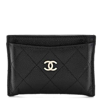 Chanel Caviar Quilted Card Holder Black 1 of 14