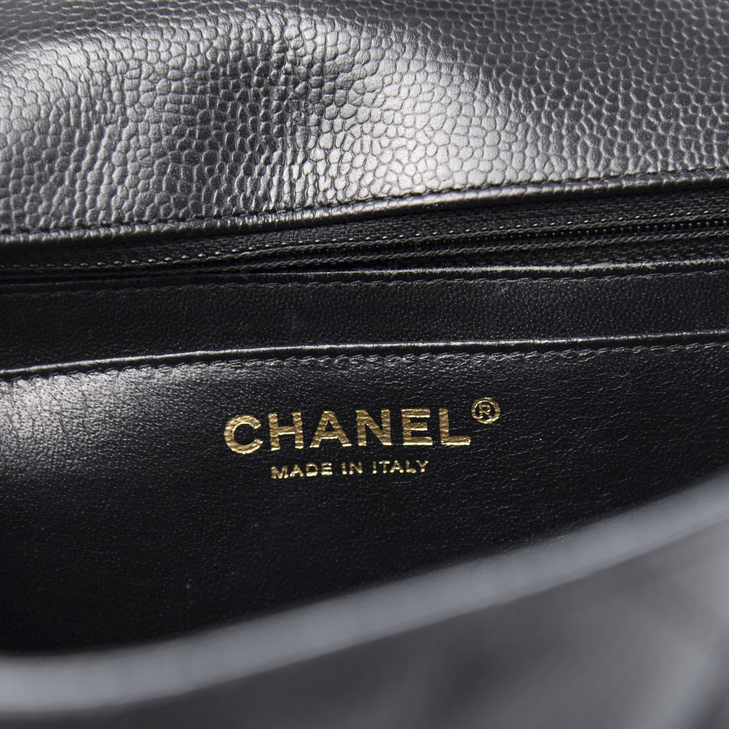 Chanel Caviar Quilted Jumbo Single Flap Black 6 of 11