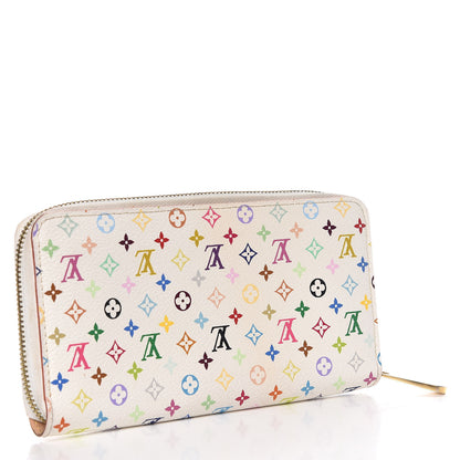 Louis Vuitton Monogram Multicolor Zippy Wallet White 3 of 13