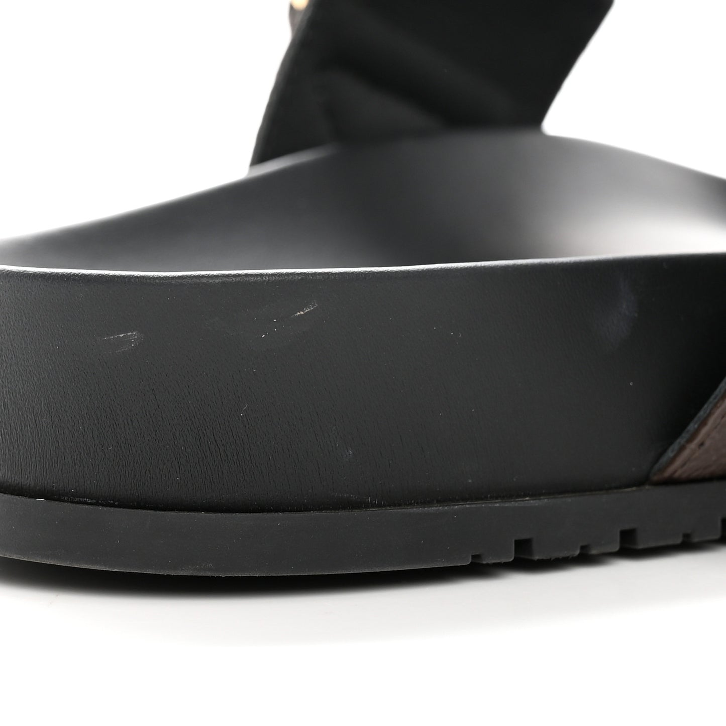 Monogram Bom Dia Mule Sandals 39.5 Black