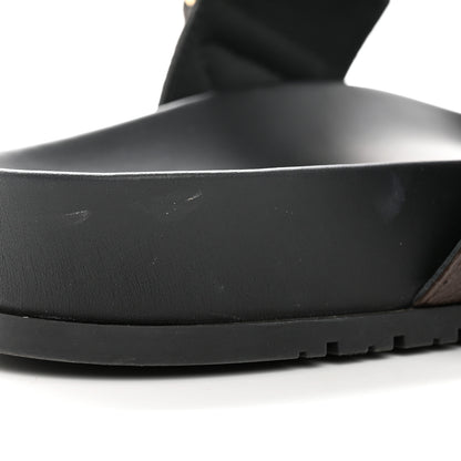 Louis Vuitton Monogram Bom Dia Mule Sandals 39.5 Black 9 of 9