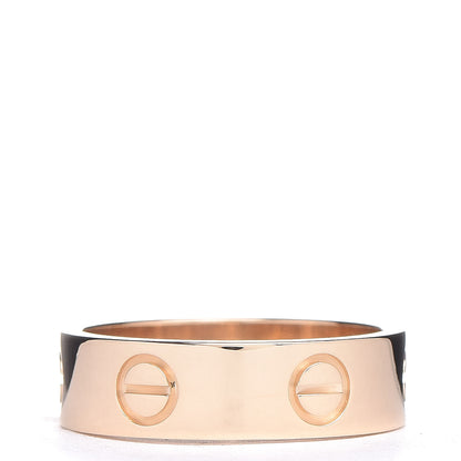 Cartier 18K Yellow Gold 5.5mm LOVE Ring 53 6.25 1 of 5