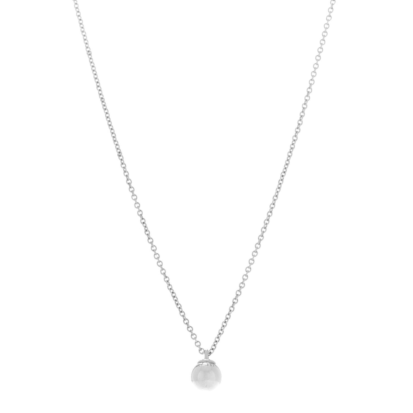 Sterling Silver 8mm HardWear Ball Pendant Necklace