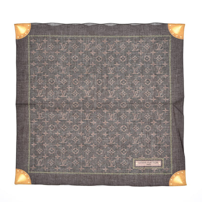 Louis Vuitton Cotton Denim Monogram Scarf Ebene 1 of 4