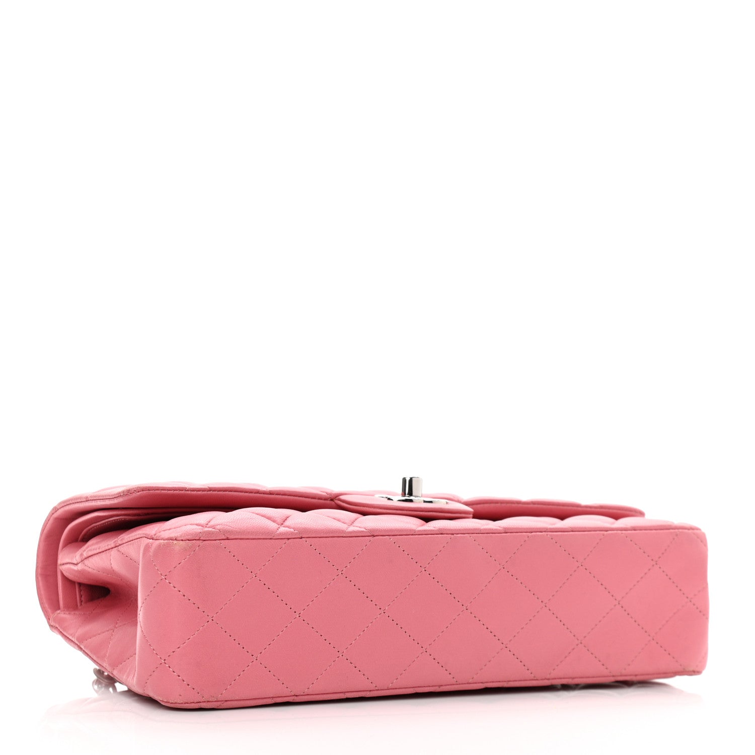 Chanel Lambskin Quilted Medium Double Flap Pink 3 of 11