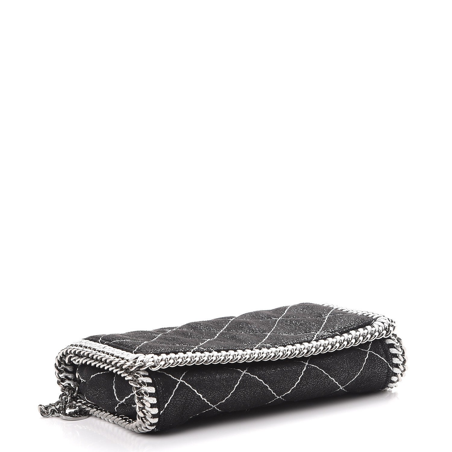 Stella McCartney Shaggy Deer Quilted Falabella Crossbody Bag Black 5 of 8