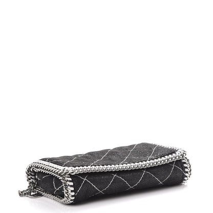 Stella McCartney Shaggy Deer Quilted Falabella Crossbody Bag Black 5 of 8