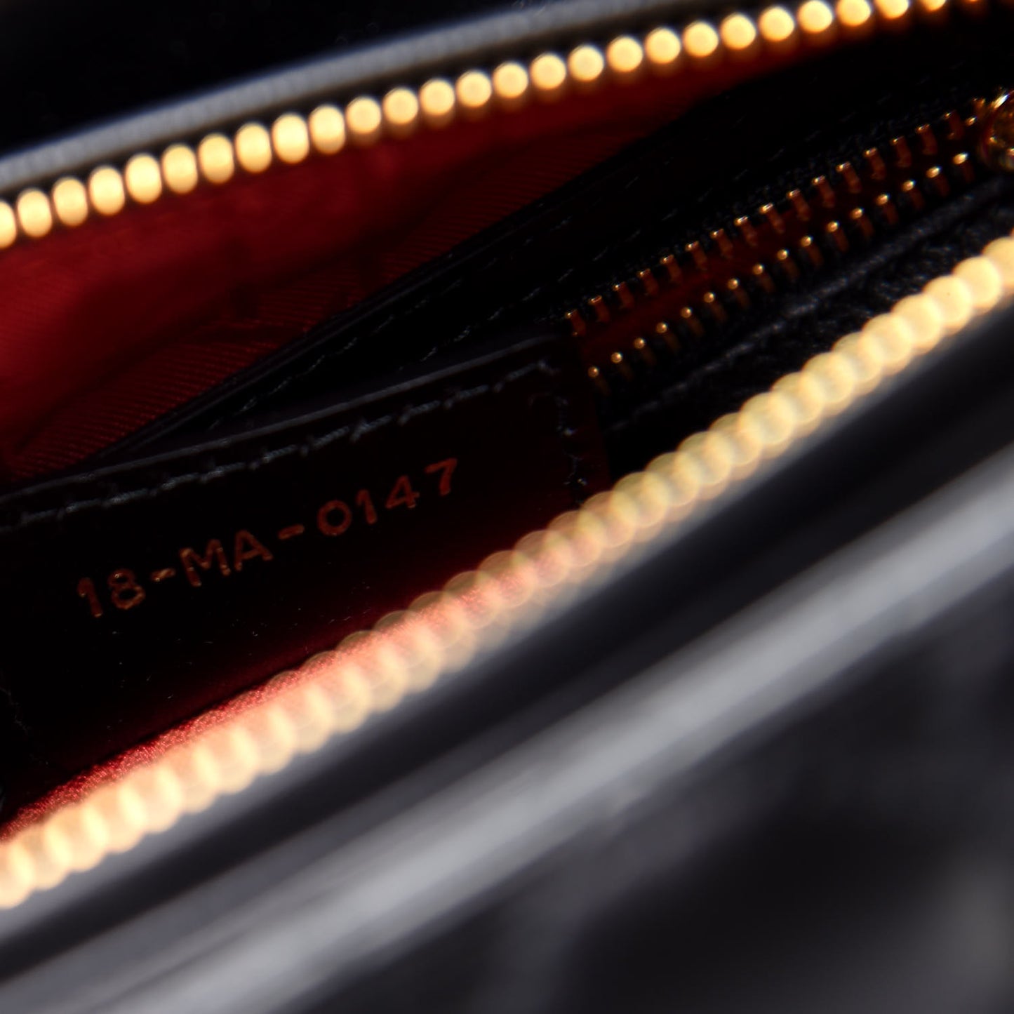 Lambskin Cannage Medium Lady Dior Black