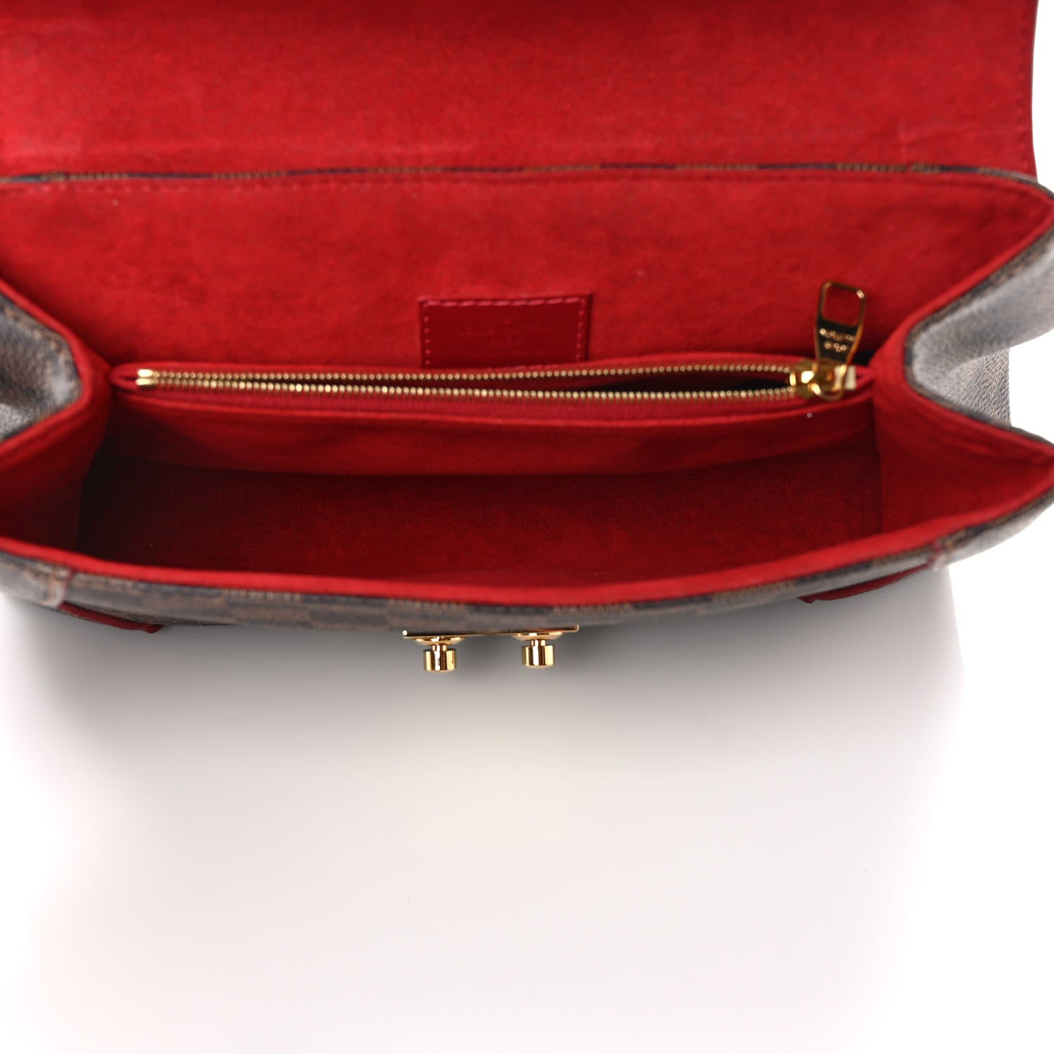 Louis Vuitton Damier Ebene Caissa Clutch Cherry 5 of 11
