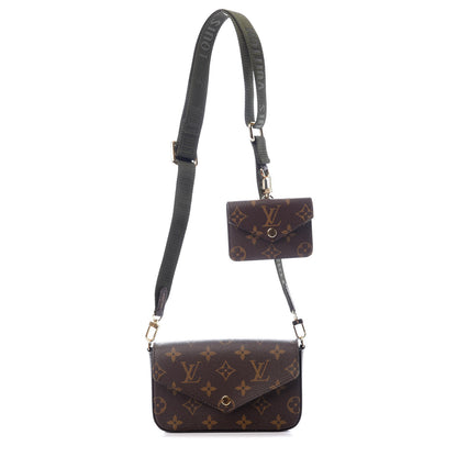 Louis Vuitton Monogram Felicie Strap & Go Kaki 1 of 10