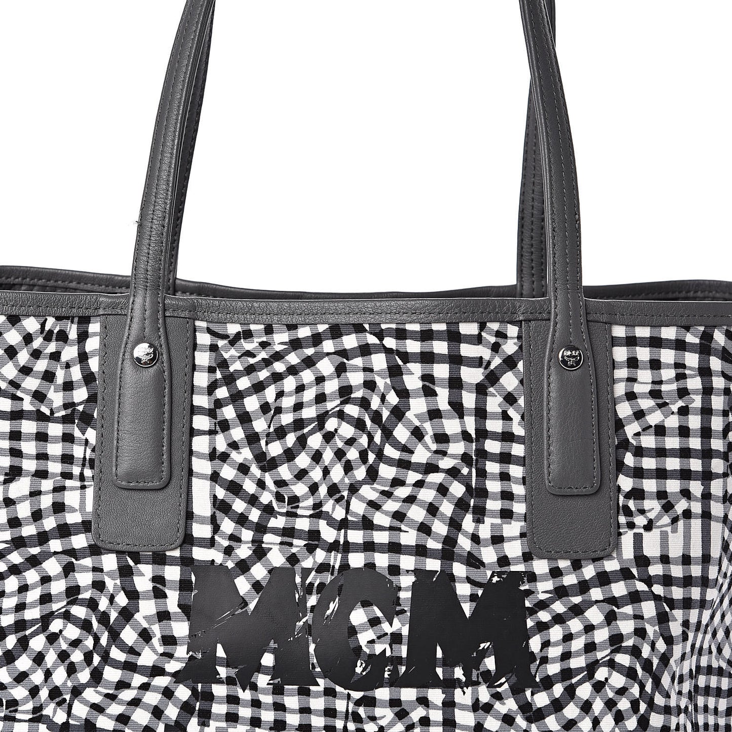 Visetos Medium Liz Reversible Shopper Tote Phantom Grey