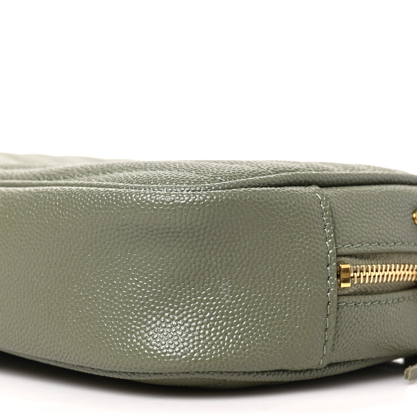 Grain De Poudre Matelasse Monogram Mini Lou Camera Bag Light Sage