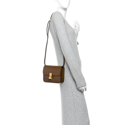 Celine Box Calfskin Teen Classic Box Flap Bag Camel 2 of 11